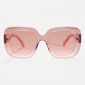 Chimi - #10 Acetate Sunglasses - Pink, Pink Lens